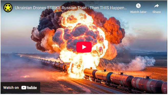 Ukrainian Drones STRIKE Russian Train – Then THIS Happened… – Ukraine ...