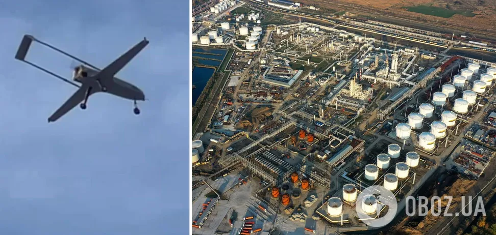 Target In Russia Ukrainian UAVs Target Refinery, russian Air Defense Targets high-rise ...
